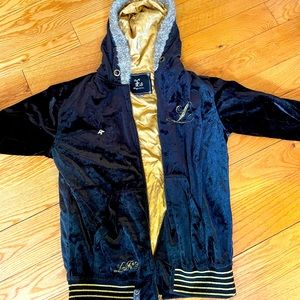 LRG velour zip up
